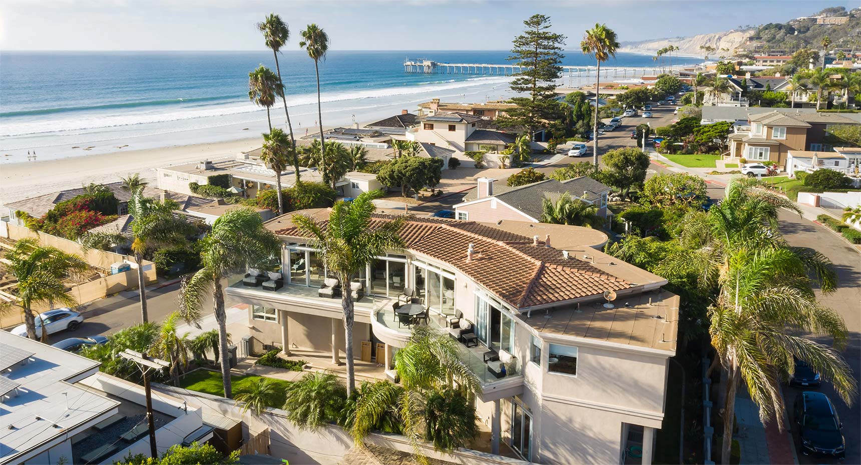 A coastal San Diego neighborhood overlooking the Pacific Ocean.